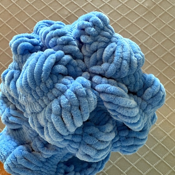 ScottyB Collection Plush Shadow Blue, Slouch Beanie in Chenile - Picture 5 of 14